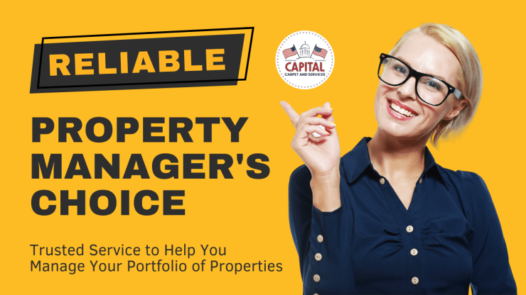 Capital Carpet and Services are the reliable service that property managers enjoy using. We are trusted professionals that aim to help you with the effective cleaning of your portfolio of properties.